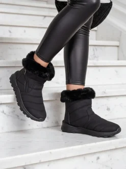 New Śniegowce damskie Fehio Śniegowce|Botki Na Płaskim Obcasie