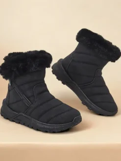 New Śniegowce damskie Fehio Śniegowce|Botki Na Płaskim Obcasie