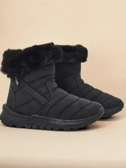 New Śniegowce damskie Fehio Śniegowce|Botki Na Płaskim Obcasie