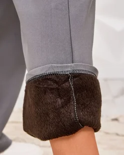 Clearance Ocieplane damskie spodnie typu bojówki Spodnie Cargo