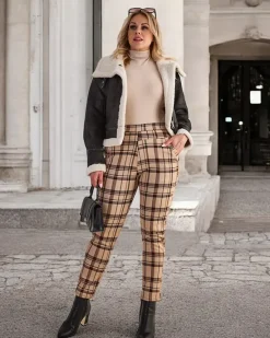 Best Ocieplane damskie spodnie typu tregginsy PLUS SIZE Legginsy / Tregginsy|Plus Size