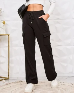 Online Ocieplane damskie spodnie typu bojówki Spodnie Cargo