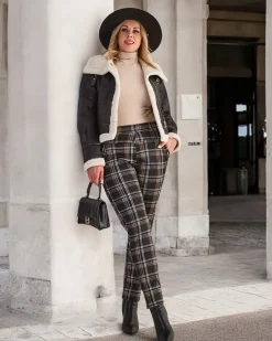 Best Ocieplane damskie spodnie typu tregginsy PLUS SIZE Legginsy / Tregginsy|Plus Size