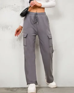 Ocieplane damskie spodnie typu bojówki Spodnie Cargo