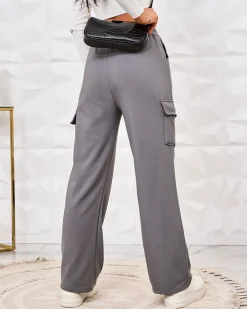 Ocieplane damskie spodnie typu bojówki Spodnie Cargo