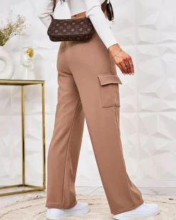 New Ocieplane damskie spodnie typu bojówki Spodnie Cargo