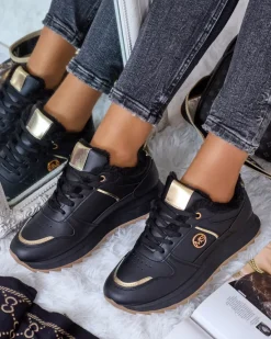 Discount Ocieplane sneakersy damskie z futerkiem Boris Damskie Ocieplane|Sneakersy