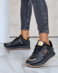 Discount Ocieplane sneakersy damskie z futerkiem Boris Damskie Ocieplane|Sneakersy