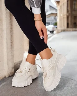 Clearance Ocieplane sneakersy damskie Losgos Damskie Ocieplane|Sneakersy