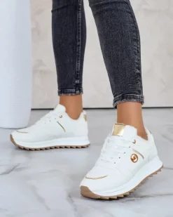 New Ocieplane sneakersy damskie z futerkiem Boris Damskie Ocieplane|Sneakersy