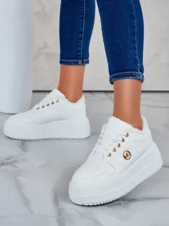 New Ocieplane sneakersy damskie z futerkiem Rozit Damskie Ocieplane|Sneakersy