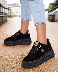 Best Ocieplane sneakersy damskie z futerkiem Nozii Damskie Ocieplane|Sneakersy