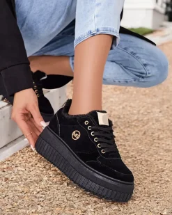 Best Ocieplane sneakersy damskie z futerkiem Nozii Damskie Ocieplane|Sneakersy