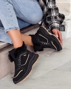 Discount Ocieplane sneakersy damskie z futerkiem Mofell Damskie Ocieplane|Sneakersy