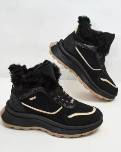 Discount Ocieplane sneakersy damskie z futerkiem Mofell Damskie Ocieplane|Sneakersy