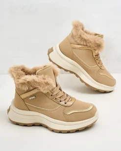 New Ocieplane sneakersy damskie z futerkiem Mofell Damskie Ocieplane|Sneakersy