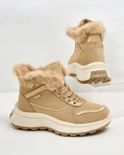 New Ocieplane sneakersy damskie z futerkiem Mofell Damskie Ocieplane|Sneakersy
