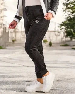 Online Ocieplane spodnie dresowe damskie PLUS SIZE Spodnie Dresowe|Plus Size