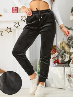 Best Ocieplane spodnie dresowe damskie Spodnie Dresowe