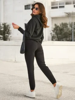 Hot Ocieplane spodnie dresowe damskie Spodnie Dresowe