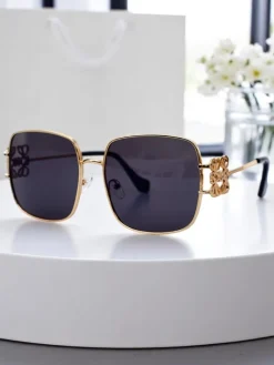 Sale Okulary przeciwsłoneczne w kwadracie Zephyra Damskie Okulary Przeciwsłoneczne