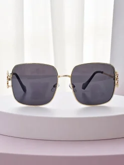 Sale Okulary przeciwsłoneczne w kwadracie Zephyra Damskie Okulary Przeciwsłoneczne