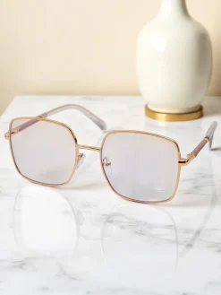 New Okulary przeciwsłoneczne w kwadracie lekko przyciemnione Lolla Style Damskie Okulary Przeciwsłoneczne