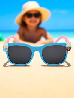 New Okulary przeciwsłoneczne dziecięce z ozdobami Sunny Sparkle Chłopięce|Dziewczęce