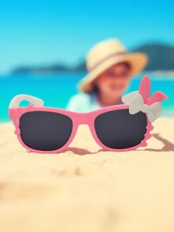 Hot Okulary przeciwsłoneczne dziecięce z ozdobami Bunny Shine Chłopięce|Dziewczęce