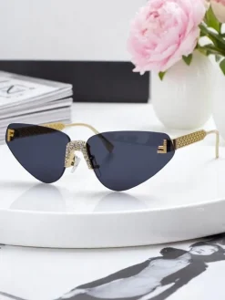 Okulary przeciwsłoneczne w stylu vintage Vera Damskie Okulary Przeciwsłoneczne