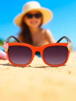 Okulary przeciwsłoneczne dziecięce z ozdobami Sunny Sparkle Chłopięce|Dziewczęce