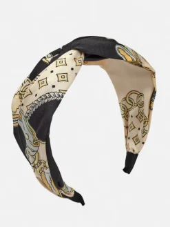 Online Opaska damska w stylu apaszki z eleganckim printem Damskie Akcesoria Do Włosów