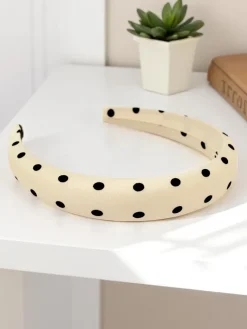 Opaska do włosów w kropki Zoya Damskie Akcesoria Do Włosów