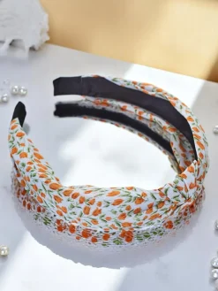 Discount Opaska do włosów z kokardką w kwiatuszki Lilia Damskie Akcesoria Do Włosów