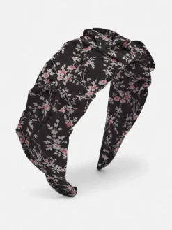 Sale Opaska do włosów z marszczeniem i printem Damskie Akcesoria Do Włosów