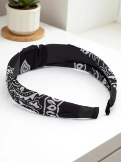 Sale Opaska do włosów wzorzysta Lena Damskie Akcesoria Do Włosów
