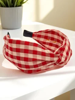 Opaska do włosów w kratkę Claras Damskie Akcesoria Do Włosów