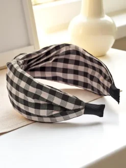 Sale Opaska do włosów w kratkę Claras Damskie Akcesoria Do Włosów