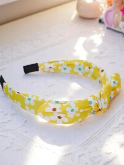 Outlet Opaska do włosów z kokardką w kwiatuszki Florinka Damskie Akcesoria Do Włosów