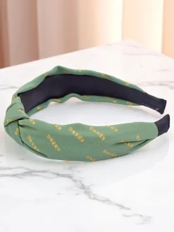 Opaska do włosów z pleceniem we wzorki Grafity Boom Damskie Akcesoria Do Włosów