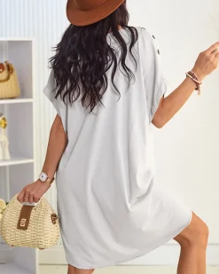 New Oversize tunika letnia damska Bluzki / Koszule / Koszulki