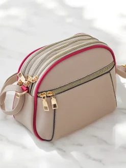 Discount Owalna mała damska torebka z eko skóry Damskie Małe Torebki