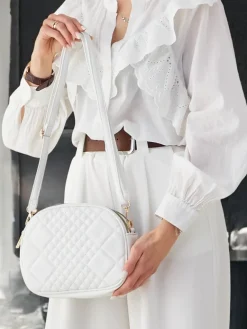 Online Owalna mała damska torebka z eko skóry Damskie Małe Torebki