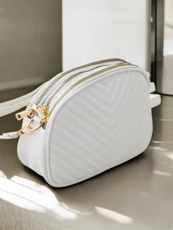 New Owalna mała damska torebka z eko skóry Damskie Małe Torebki