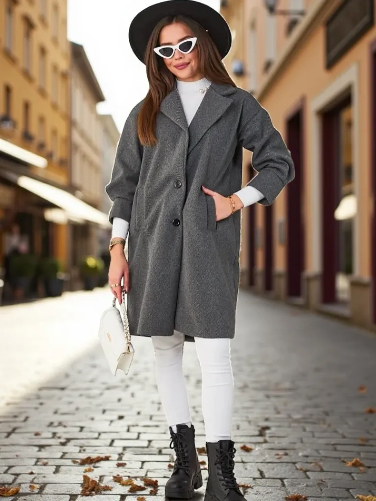 Best Płaszcz damski Kurtki / Marynarki / Płaszcze