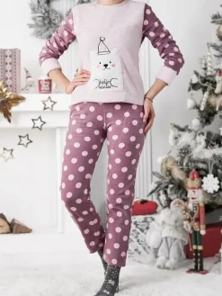 New Piżama damska a'la polarowa Hello Winter Piżamy
