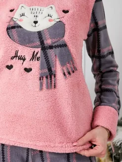 Discount Piżama damska w kratkę Piżamy