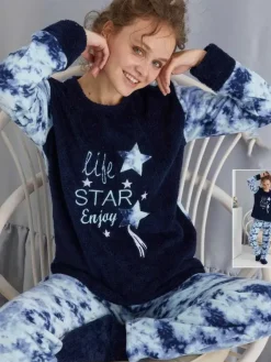 New Piżama damska a'la polarowa Life Star Enjoy Piżamy