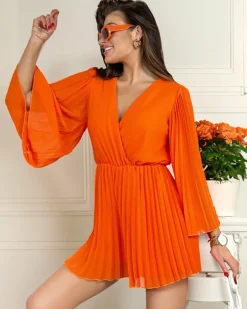 Hot Plisowany kombinezon damski Kombinezony