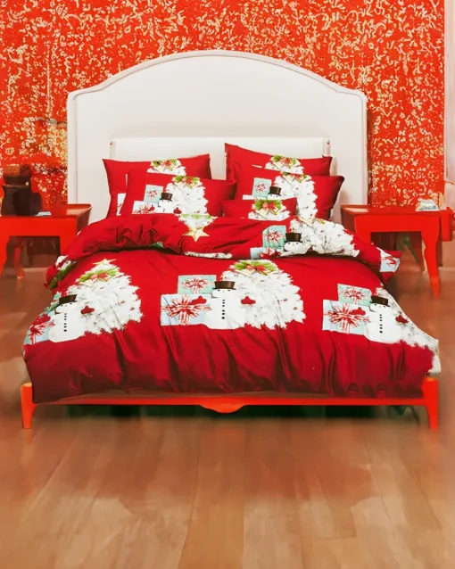 Discount Pościel świąteczna 160x200 komplet 3-CZĘŚCI 200 X 220 Cm